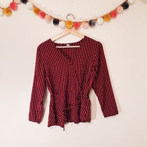 Old Navy Wrap Top size Small